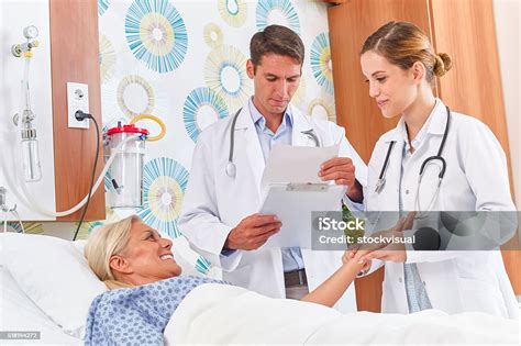 Nurse Rounds Stockfoto