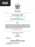 Nurse act. 3197.  50 of 1978 Index NURSING ACT 33 OF 2005 1 Definitions 2 So...
