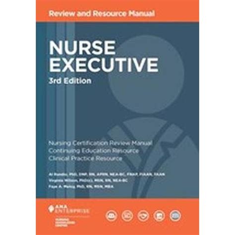 Download Nurse Executive Review And Resource Manual 3Rd Edition By Al Rundio