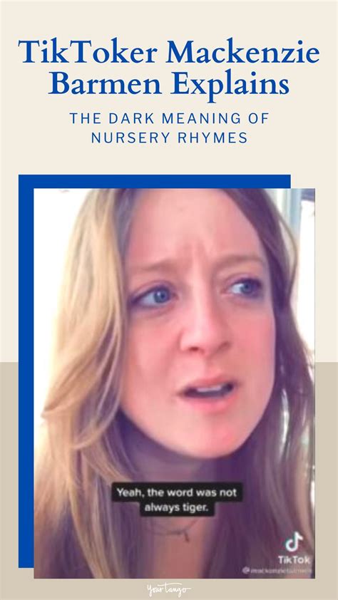 Nursery Rhyme Meanings Explained On TikTok By Mackenzie Barmen - YourTango