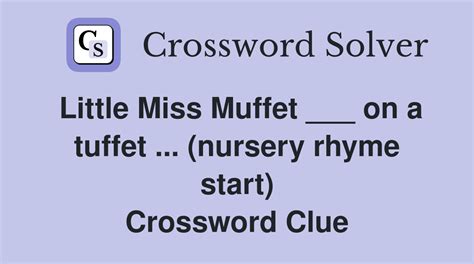 Nursery rhyme starter Crossword Clue Wordplays.com