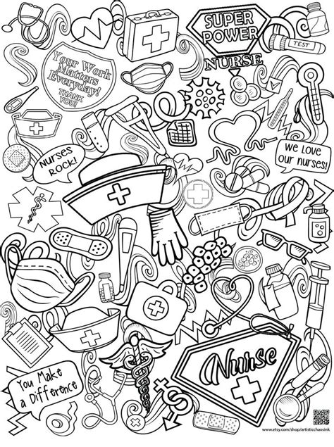 Nurses Week Coloring Pages