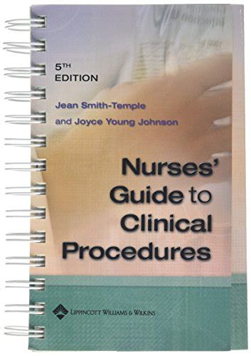 Nurses guide to clinical procedures nurse guide to clinical procedures. - The discipline of grace study guide.