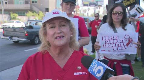 Nurses protest 'short staffing' at Lynwood hospital in latest iteration of 'hot labor summer'