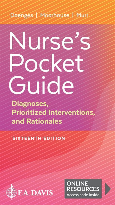 Download Nurses Pocket Guide Diagnoses Prioritized Interventions And Rationales By Marilynn E Doenges