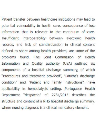 Nursing Discharge Summary Sample - yearbook2024.psg.fr