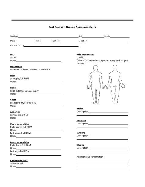 Nursing Skin Assessment Form - staging4.sweetescape.com