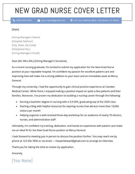 Nursing cover letter examples new grad. Nursing Cover Letter Example New Grad - Nursing Management Business and Economics History +104. REVIEWS HIRE. 100% Success rate ID 7766556. Finished paper. Total ... 