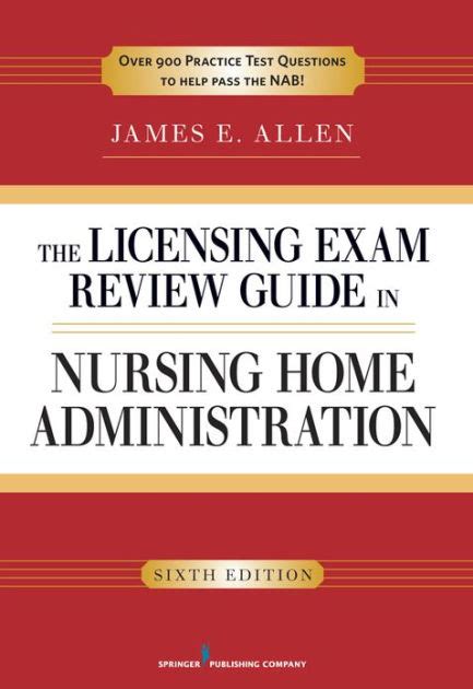 Nursing home administration 6th editon and the licensing exam review guide in nursing home administration 6th. - Annales d'hygiène publique et de médecine légale.