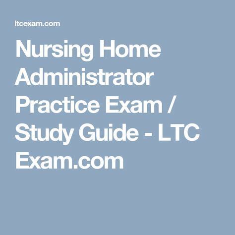 Nursing home administrator exam study guide. - Hitachi zw310 pale caricatrici su ruote componenti catalogo manuale.