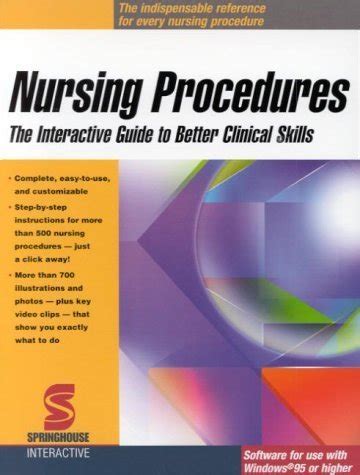 Nursing procedures the interactive guide to better clinical skills cd rom for windows. - Dielectric resonator antenna handbook aldo petosa.