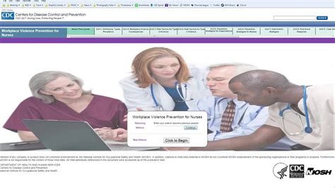 Nursing student evaluation of NIOSH workplace violence