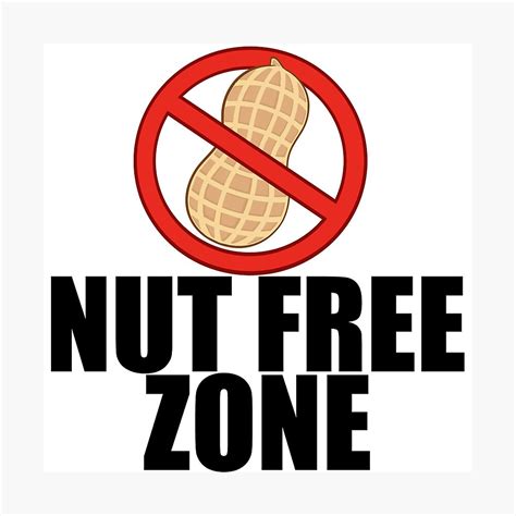 Nut Free Sign Printable