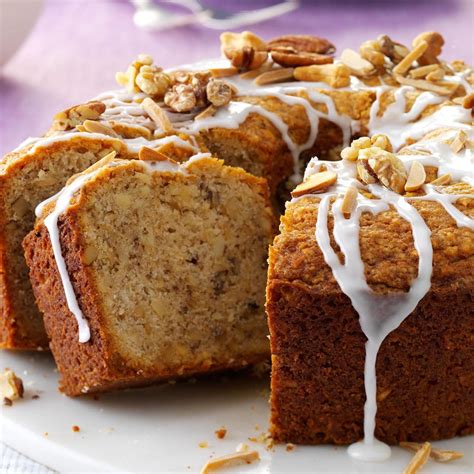 Nut cake. In a large bowl, combine the flour, sugar, baking soda and cinnamon. In another bowl, combine the eggs, oil, bananas, pineapple and vanilla; stir into dry ingredients just until combined. Fold in coconut and nuts. Pour into a greased 10-in. fluted tube pan. Bake at 350° for 60-70 minutes or until a toothpick inserted in the center comes out clean. 