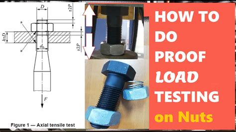 Nut proof load calculation.  The proof load shall be applied against the ...
