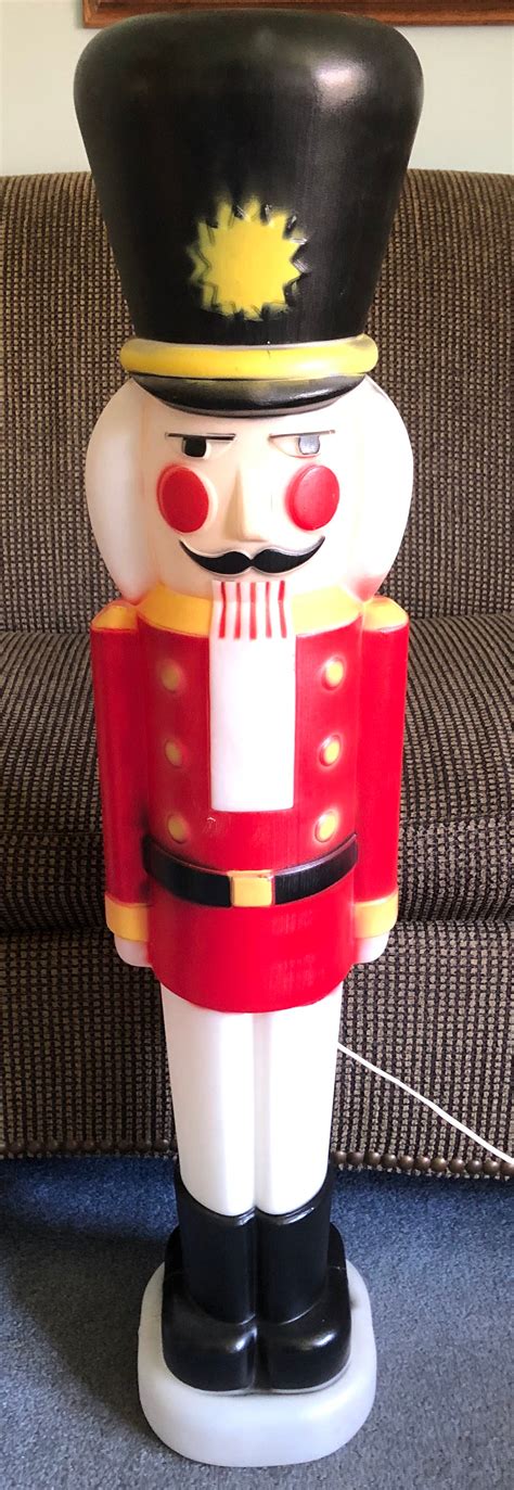 Vintage Christmas Nutcracker Soldier Blow Mold / Light Cover (281) $ 30.00. Add to Favorites Vintage 1968 HG Toys Plastic Blow Mold Toy Soldiers, Set of 9 Red, White ...