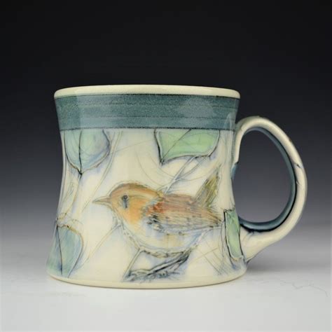 Nuthatch and Roseleaves Mug