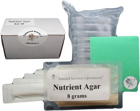 Nutrient Agar Kit, Includes Nutrient Agar Dehydrated, 10 …