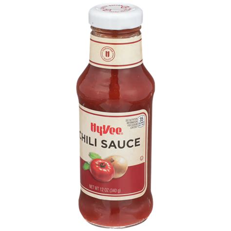 Nutrition Facts for Hy-Vee Inc. - Chili Sauce