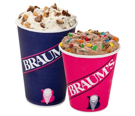 Soft Frozen Yogurt. Menus / Ice Cream / Soft Frozen Yogurt. Stop by Braum’s for a Soft Frozen Yogurt! It’s creamy and delicious. Try it by the cup or cone in vanilla, chocolate or twist!. 