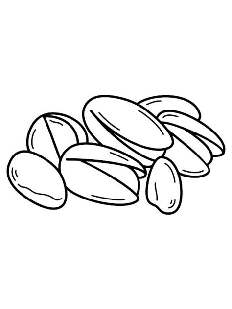 Nuts Coloring Page