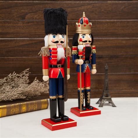 Nutcracker doll. Nutcracker dolls, also known as Christmas nutcrackers, are decorative nutcracker figurines most commonly made to resemble a toy soldier. In German tradition, the dolls are symbols of good luck, frightening away malevolent spirits. [1] [2] While nearly all nutcrackers from before the first half of the 20th century are functional ... 