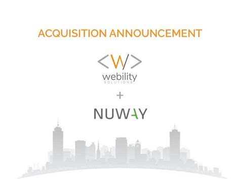 Nuway Software is now Webility Solutions!