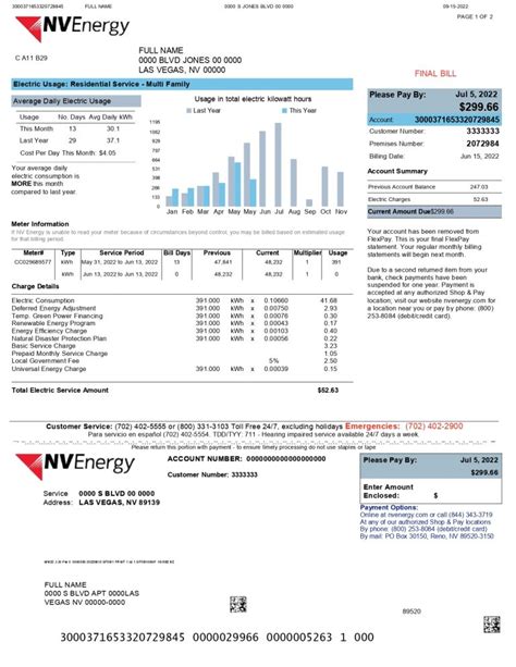 Nv energy bill. NV Energy’s rates shown here are in addition to any Local Government Fee based upon revenue or quantity of energy sold. These taxes are imposed upon the utility by the local governments within our service territory. In addition, the customer will be billed for the Universal Energy Charge of $0.00039 per kWh of usage, with monies going to the 