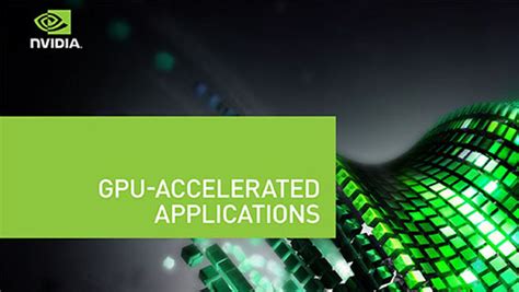 Nvidia Accelerated Applications Catalog