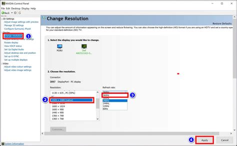 Nvidia change resolution for game. .  From the NVIDIA Control Panel navigation tree pane, un...