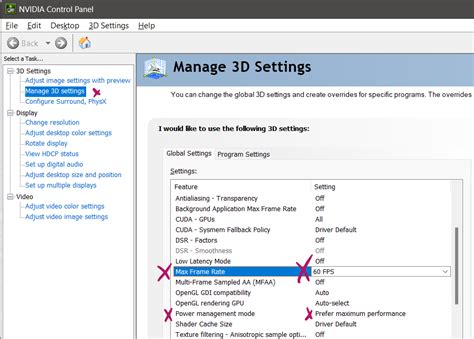 Nvidia control panel max frame rate vsync.  This happened in three different games I...