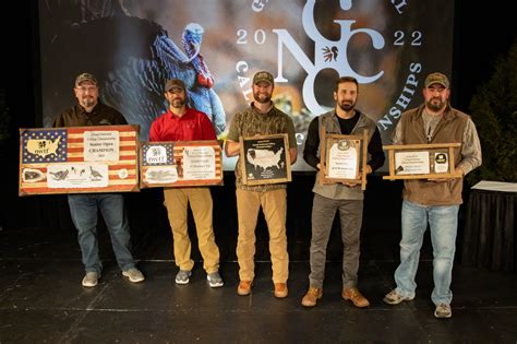 1000 - 1200 Calls compete here every February. 5 different and unique divisions (Including the new wildlife art division) offer a wide range of different types of hunting and decorative pieces. Every piece entered in this contest has a portion of the sales donated to the National Wild Turkey Federation and helps support the Save the Habitat.. 