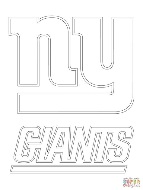 Ny Giants Coloring Pages