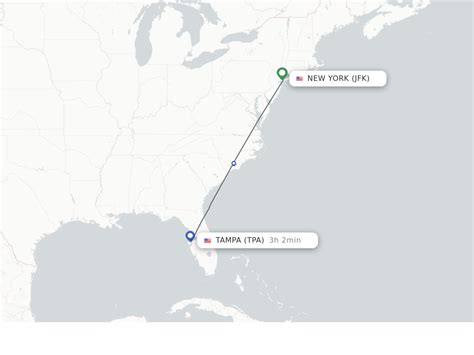  New York City to Tampa Flights. Flights from JFK to TPA are operated 16 times a week, with an average of 2 flights per day. Departure times vary between 06:30 - 20:45. The earliest flight departs at 06:30, the last flight departs at 20:45. However, this depends on the date you are flying so please check with the full flight schedule above to ... . 