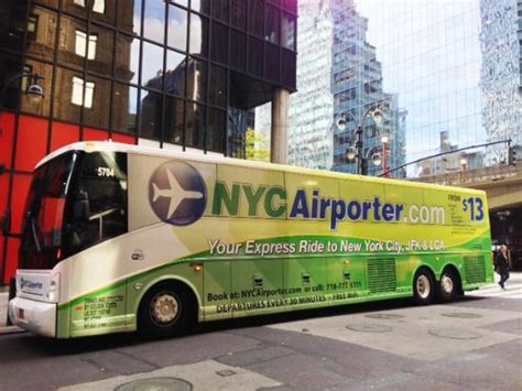 Nyc airporter. By train: Take the Long Island Rail Road from Jamaica. Fare: $13.50 (peak hours) or $15.50 (off-peak hours) for most riders to New York City with CityTicket. Fares to other destinations vary. When you exit the AirTrain at Jamaica Station, follow the signs to the Long Island Rail Road. To get to Manhattan, take a westbound LIRR train to Penn ... 