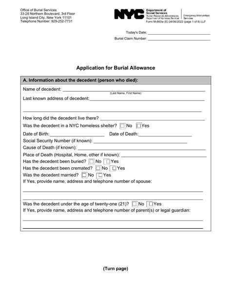 Nyc burial assistance application.  Application Process: In person interview req...