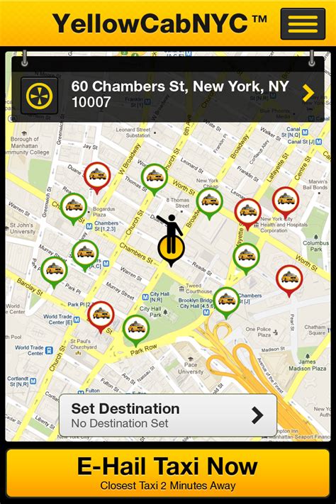Nyc cab app. Find an Accessible Ride. There are four ways to request a wheelchair accessible taxi or for-hire vehicle in New York City: The Accessible Dispatch Program, which provides accessible taxi dispatch service throughout the city. Hailing an accessible taxi through a taxi E-hail App. Booking an accessible FHV through any car service, FHV or lux limo ... 
