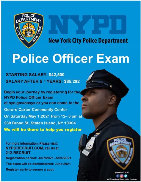 Nyc nypd exam. The current minimum salary is $42,500 per annum. Incumbents will receive salary increments reaching $85,292 per annum at the completion of five- and one-half years employment. This rate is subject to change. 