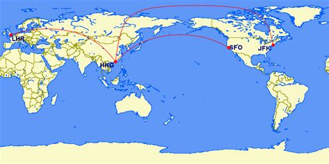  Mon, 28 Oct HKG - JFK with Turkish Airlines. 1 