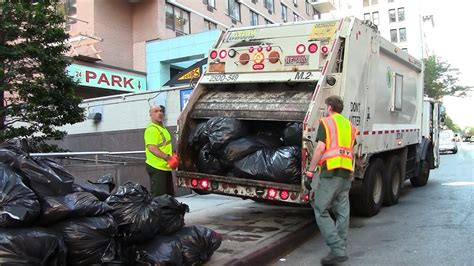 Nyc trash pickup. Currently, garbage, recycling and organics can be placed at the curb for collection beginning at 4 p.m. the day prior to your scheduled pickup – the earliest time of any major American city. 