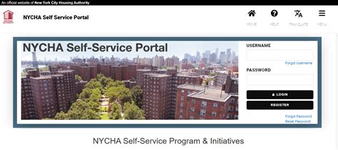 The NYCHA Self-Service Portal is an internet-based site that provides public housing to fill out an interim recertification informing NYCHA of these changes to 6. ... Once the Section 8 tenant clicks on the Tenant Self-Service Portal link, they will be taken to the following landing page: If you are a program participant and already have a .... 