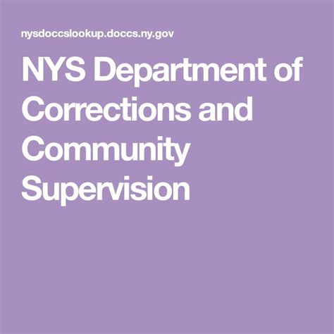 Nydoccs lookup. Find the Community Supervision office you should report to once you are paroled, or any of our Community Supervision offices located statewide. You can also find the New York State Department of Corrections and Community Supervision (DOCCS) Re-Entry Services offices, which provides eligible individuals with special needs returning home from ... 
