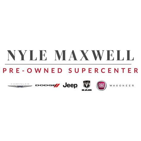 Nyle Maxwell Pre-Owned Super Center | View Inventory 13817 U.S. 183, Austin, TX 78750 (21 mi) More Sales hours. Sun: Closed ... Nyle Maxwell CDJR Austin | View Inventory 13817 U.S. 183, Austin, TX 78750 (21 mi) Shopper reviews . 3.8 (25) Great dealership. Fast and efficient service. 