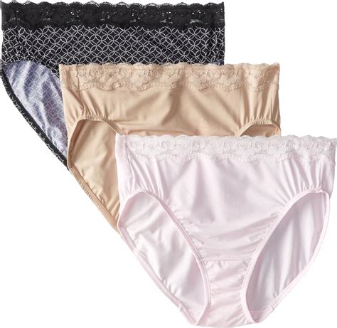 Nylon High Cut Brief Panties - Macy