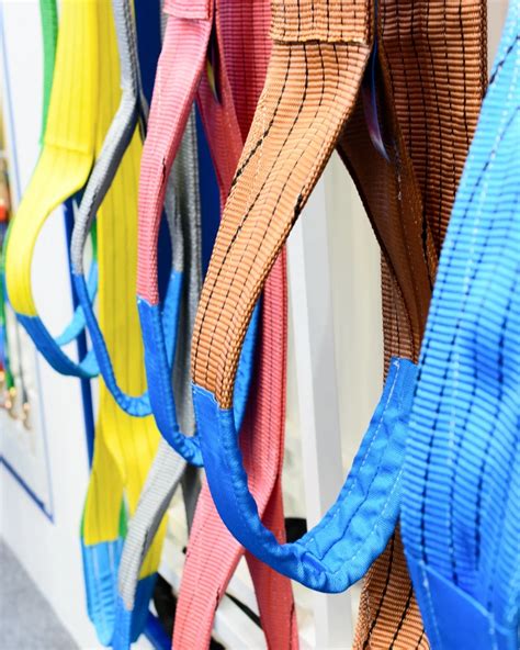 Nylon slings.  Can be used for a variety of applications including rigging,...