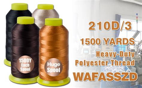 Nylon upholstery thread.  It is a 210D/3 Extra Strong Upholstery Thread Nylon Sewing Th...