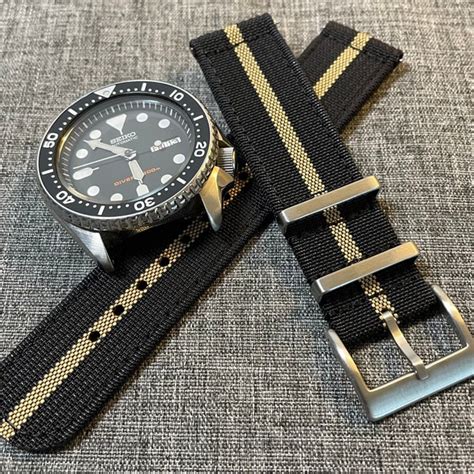 Nylon watch strap 2 piece.  Its versatility complements almost any watch, NATO® Two Pi...