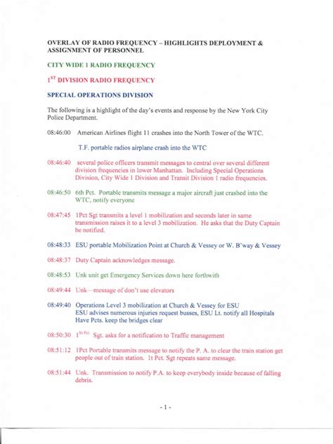 Nypd radio frequency.  All team members should program all frequencies into their radio...