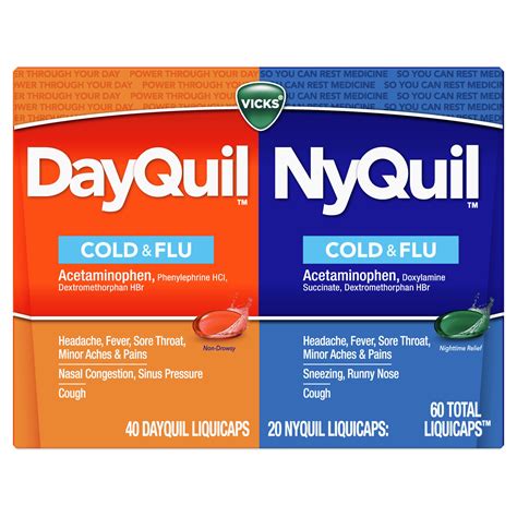 Cold & Flu. Treatment. Over the Counter. What You Need to Know About NyQuil. By Kristina Herndon, RN. Updated on February 17, 2023. Medically reviewed by David Snyder, PharmD. Print. NyQuil is a very popular medication used to treat cold and flu symptoms. Find out if it is right for you and your symptoms. Antonio_Diaz / Getty Images.. 