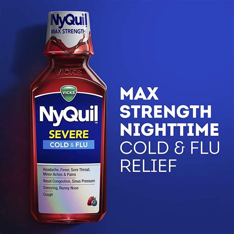 Answers. MA. masso 30 May 2023. In order to run a proper more precise interaction check, please let us know which Nyquil you are taking, guessing which one you are on is not the proper way. Nyquil Cold and Flu Nighttime Relief (Liquid and Liqui Caps) Nyquil Severe Cough, Cold, and Flu Nighttime Relief (Liquids, Liqui Caps, and Vapo Cool Caplets .... 